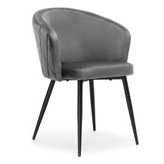 OEM Silla Hampton De Terciopelo Grafito