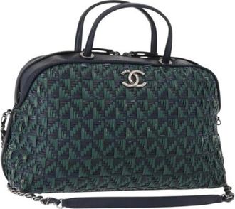Chanel Pre-owned Handbags, female, Multicolor, Size: ONE SIZE Pre-owned Leather Handbag