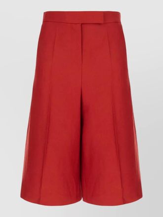 Max Mara linen knee-length bermuda shorts