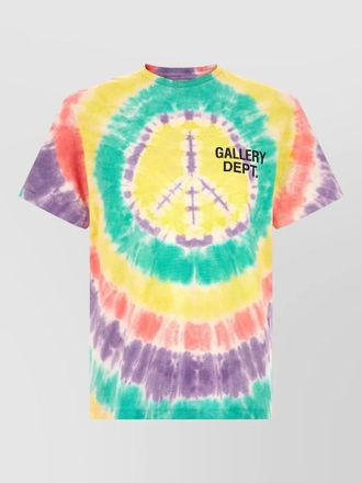 Gallery Dept. peace motif tie dye crew neck t shirt