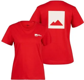 Bergfreunde.de Ro&szlig;bergBF. Logo T-Shirt T-Shirt f&uuml;r Damen | rot