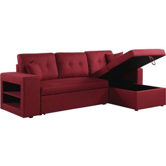Habitat et Jardin Habitat Et Jardin - Sof&aacute; Esquinero Convertible/reversible axel - Rojo