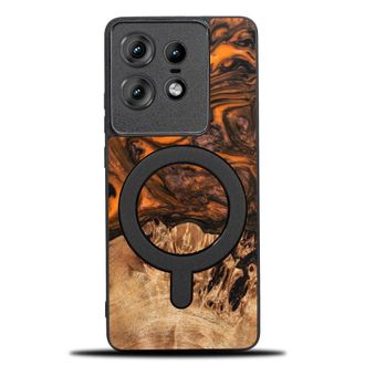 OEM Funda Bewood Unique Para Motorola Edge 50 Pro - Naranja Con Magsafe