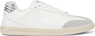 Versace White Greca Court Sneakers