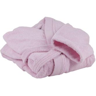 cofan Albornoz Rosa Claro Gr.500/m2 Gama Flor Talla Xxl, Albornoz De Ba&ntilde;o Con Manga Larga Y Cintur&oacute;n Para Su Cierre. Disponible En Color Rosa Claro. Est&aacute; Fa