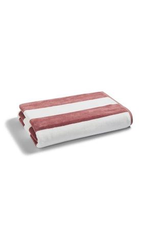 Christy Cabana Stripe Vibrant Beach Towels in Earth Red at Nordstrom