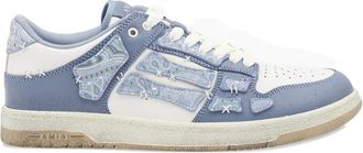 Amiri Skel bandana skeleton low-top sneakers - Blauw