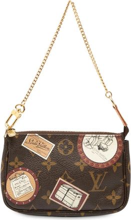 Louis Vuitton 2009 Monogram Pochette Accessoires kleine schoudertas - Bruin