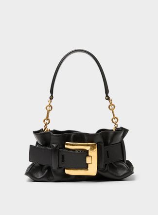 Balmain Womens Anthem belted baguette bag