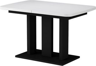 Vicco Mesa De Comedor Fenaro, Blanco/negro, 120 X 80 Cm 2 Partes, Vicco