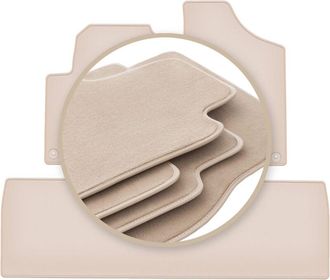 OEM Alfombrillas Premium Beige Para: Seat Alhambra I Monovolumen 1995-2010