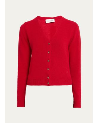 High Sport Wool Cashmere V-Neck Cardigan