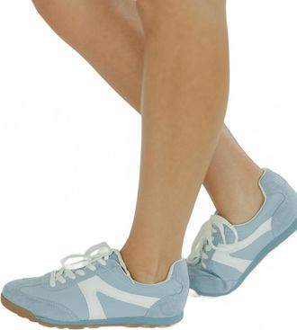 Matisse Footwear Womens Scottie Low-Top Sneaker In Powder Blue