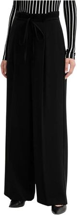 Twinset Dames, Broeken, Zwart, Maat: S Leer