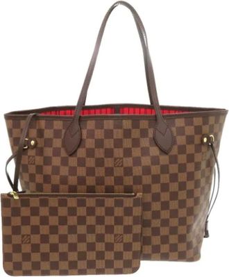 Louis Vuitton Pre-owned Tote Bags, female, Brown, Size: ONE SIZE Pre-owned Canvas shoulder-bags