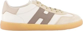 Hogan Stoere Veterschoenen voor Dames - Dames - Sneakers - Beige - 38 EU - Schoenen