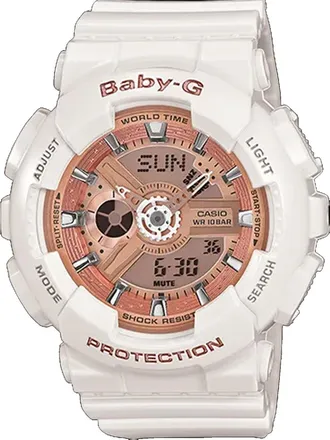 Casio Womens Baby-G Rose gold Dial Watch - BA110-7A1