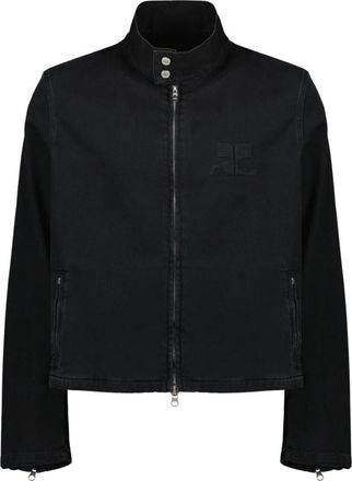 Courr&egrave;ges City Shadow Denim Jacket - Heren - Spijkerjassen - Zwart - L - Denim - Jassen