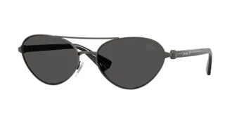 Burberry Grey Oval Ladies Sunglasses BE3165 131687 58