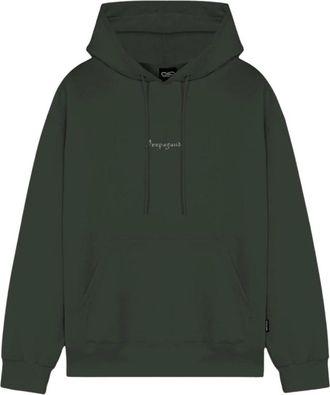 PROPAGANDA Ribs Blossom Hoodie - Heren - Hoodies - Groen - L - Katoen - Hoodies & sweatvesten