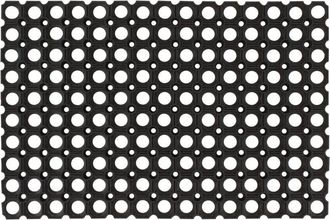 vidaXL Felpudo de goma 23 mm 40x60 cm 5 unidades vidaXL