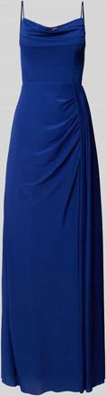 Troyden Collection Abendkleid mit seitlicher Raffung in Royal, Gr&ouml;&szlig;e 46