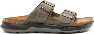 Birkenstock Arizona suede sandals - men - Suede/Polyurethane/Cork/Leather - 43 Regular - Green