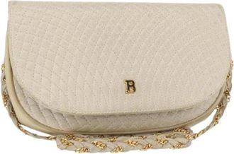 Bally Pre-owned Leather Shoulder Bag - Dames - Vintage Schoudertas - Wit - ONE Size - Leer - Vintage