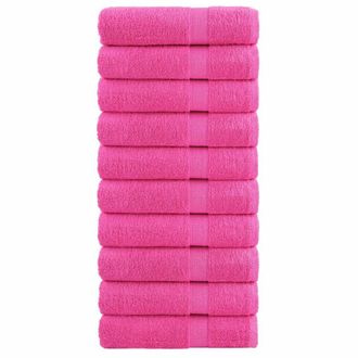 Berkfield Home Premium Shower Towels SOLUND 10 pcs Pink 70x140 cm 600 gsm