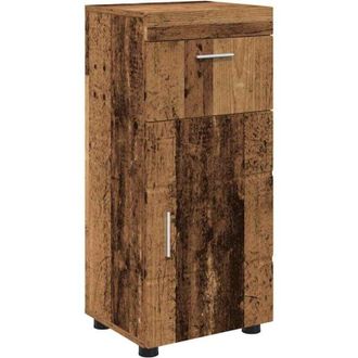 vidaXL Bathroom Cabinet Old wood 37 x 31.5 x 82 cm Engineered wood Vidaxl