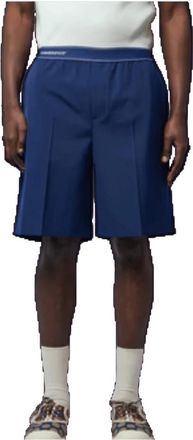 Casablanca Wool Blend Short - Heren - Korte Broeken - Blauw - M - Wol - Korte Broeken