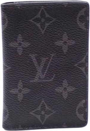 Louis Vuitton Pre-owned Wallets, male, Black, Size: ONE SIZE Pre-owned Card Case