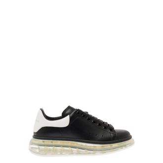 Alexander McQueen Sneakers, female, Black, 3 UK, Black Trainers with Oversize See-Through Sole