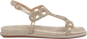 Alma En Pena Shiny rhinestone strap sandal