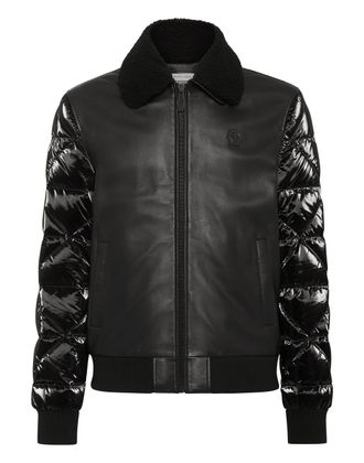 Philipp Plein Leren Jas