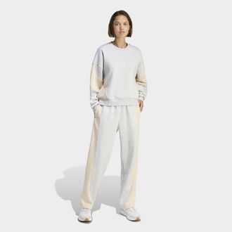 adidas Trainingsanzug ADIDAS SPORTSWEAR W LAZIDAY TS, Damen, Gr. XXL, light grau heather, crystal linen, Obermaterial: 70% Baumwolle, 30% Polyester, Sportanz