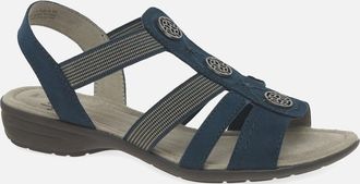 Soft Line Womens Kali Womens Sandals - Navy - Size: 6.5