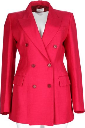 P.A.R.O.S.H. Red Tailored Double-Breasted Blazer