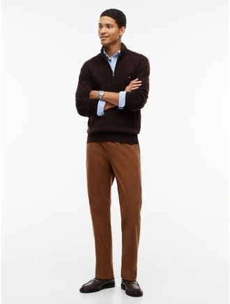 Tommy Hilfiger Mens Stretch Cotton Pant - Pecan Nut - XXL