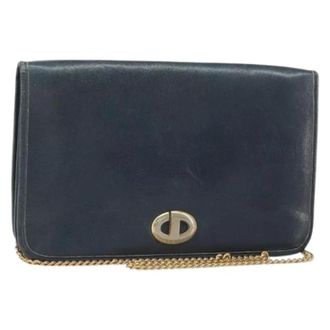Dior Pre-owned Shoulder Bags, female, Blue, Size: ONE SIZE Pre-owned Vintage Shoulder Bag