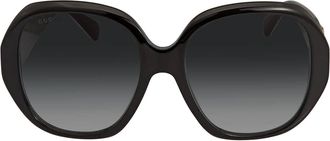Gucci Grey Gradient Butterfly Ladies Sunglasses GG0796S 001 56