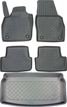 OEM Audi A1 Ii Sportback Hatchback Desde 07.2018 Set - Alfombrillas Para Coche + Alfombrilla Para Maletero