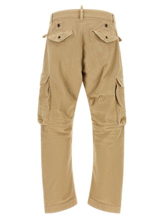Dsquared2 Multi-Pocket Corduroy Cargo Pants - Camel