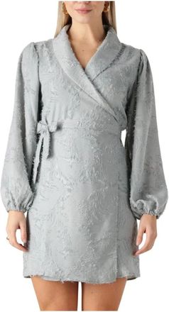 Notre-V Nv-Fortune Mini Jurk - Dames - Jurken - Blauw - Maat: S Poliester
