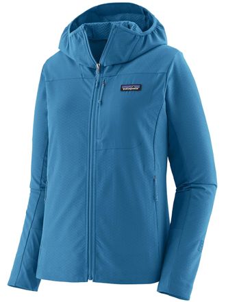 Patagonia Blue R1 Crossstrata Hoody Active Hoodie