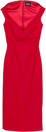 Solace London Monica midi-jurk