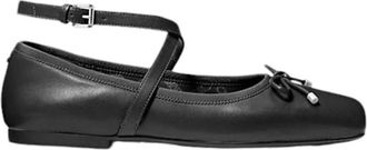 Michael Kors Flex Ballet Sneakers - Dames - Ballerinas - Zwart - 40 EU - Leer - Schoenen