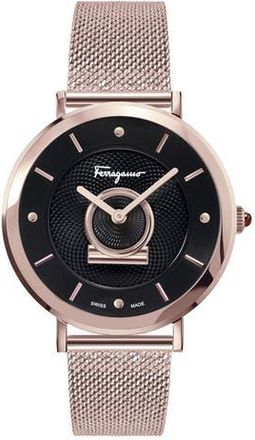 Ferragamo Womens Minuetto Stainless Steel Watch, 36mm in Rosegold at Nordstrom Rack