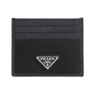 Prada Re-Nylon Card Holder - male - Prada - Wallets & Cardholders - Black - ONE SIZE - Accessories