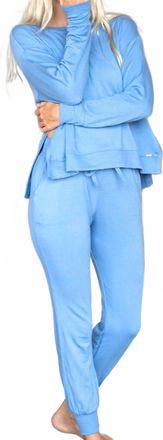 LVHR Sabina Crew Sweatshirt In Indigo